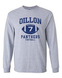 Long Sleeve Adult T-Shirt Dillon 7 Football Retro Sports Novelty DT