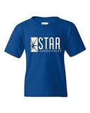 Star Labs Captain TV Laboratories Labs Logo Comics DT Youth Kids T-Shirt Tee