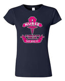 Junior Nurse I'm Here To Save Your Ass Not Kiss It Funny Humor DT T-Shirt Tee