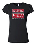 Junior Warning If Zombies Chase Us Tripping You Walking Dead TV DT T-Shirt Tee