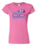 Junior I'm A Teacher What's Your Superpower? School Hero Funny DT T-Shirt Tee