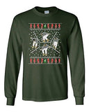 Long Sleeve Adult T-Shirt Bling Dance Telephone Music Parody Ugly Christmas DT