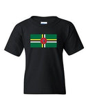 Dominica Country Flag Roseau French Nation Patriotic DT Youth Kids T-Shirt Tee