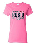 Ladies Marco Rubio For President 2016 Election Campaign Support DT T-Shirt Tee
