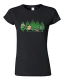 Junior Randy Otter Caterpillar Butterfly Leaf Funny Arts Portray DT T-Shirt Tee