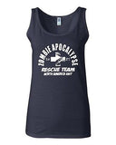 Junior 2012 Zombie Apocalypse Rescue Team Horror Novelty Statement Tank Top