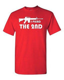 Adult I Plead the 2nd Pro Gun Rights Amendment Bear Arms Permit Funny T-Shirt