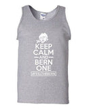 Keep Calm And Bern One Feel The Bern President Vote Campaign DT Adult Tank Top