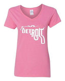 V-Neck Ladies Detroit Smoking Gun Philadelphia Rifle The Gang Smoke T-Shirt Tee
