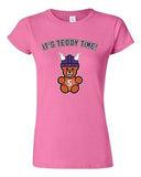Junior It's Teddy Time Minnesota Football Sports Fan Purple DT T-Shirt Tee