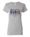 Ladies Marco Rubio For President 2016 Election Campaign Support DT T-Shirt Tee