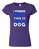 Junior I Promise Honey This Is My Last Dog Puppy Pet Funny Humor DT T-Shirt Tee