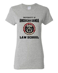 Ladies University Of American Samoa Law School Samoan DT T-Shirt Tee