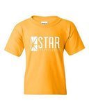 Star Labs Captain TV Laboratories Labs Logo Comics DT Youth Kids T-Shirt Tee