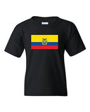 Ecuador Country Flag Quito Spanish Nation Patriotic DT Youth Kids T-Shirt Tee