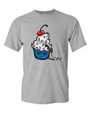 Too Cute To Eat Cupcake Cherry Sweet Food Dessert Novelty Adult DT T-Shirt Tee