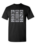 Control Freak Game Controller Gamer Novelty DT Adult T-Shirt Tee