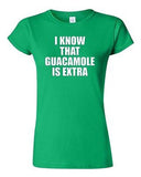 Junior I know Guacamole Is Extra Funny Avocado Fruits Mexican T-Shirt Tee