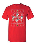 Bling Dance Telephone Music Song Ugly Christmas Funny Humor DT Adult T-Shirt Tee