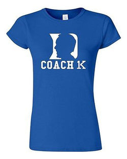 Junior Coach K Face 1000 Wins 1K Win Ball Game Basketball Sports Fan T-Shirt Tee