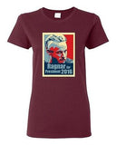 Ladies Ragnar For President 2016 King Hero TV Series Parody Funny DT T-Shirt Tee