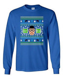 Long Sleeve Adult T-Shirt Heisenberg W. White Ugly Christmas TV Funny Parody DT