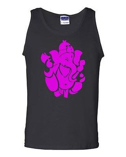 Jai Ganesh Hindu God Novelty Symbol Graphics Adult Tank Top