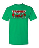 Training To Beat Goku Parody Anime Gym Workout Funny Humor Adult DT T-Shirt Tee