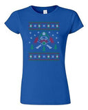 Junior Firefighter Hero Ugly Christmas Sweater Fire Firemen Funny DT T-Shirt Tee