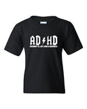 ADHD Highway To... Hey Look A Squirrel! Funny Novelty Youth Kids T-Shirt Tee