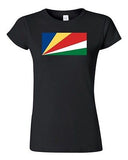 Junior Seychelles Country Flag Victoria French Nation Patriotic DT T-Shirt Tee
