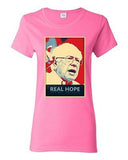 Ladies Real Hope Bernie Sanders 2016 Election President Politics DT T-Shirt Tee