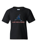 Air Wilfork New England Football Parody Game Sports DT Youth Kids T-Shirt Tee