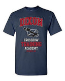 Dixon Crossbow Training Academy Funny Parody Zombie Walker Adult DT T-Shirt Tee