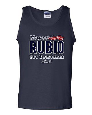 Marco Rubio For President 2016 Vote Election Campaign Support DT Adult Tank Top