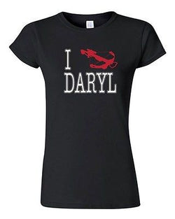 Junior I Love Daryl Crossbow Zombies Apocalypse Hunter TV Show DT T-Shirt Tee