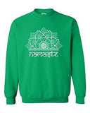 Namaste Namaskar Om Aum Sanskrit Symbol Hindu Funny DT Crewneck Sweatshirt