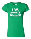 Junior I'm Mom's Favorite Daughter Christmas Gift Funny Humor DT T-Shirt Tee