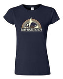 Junior Camp Majestic Unicorn Summer BeanePod Artworks Art Funny DT T-Shirt Tee