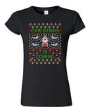 Junior Christmas Is Coming Santa Claus TV Series Funny Parody DT T-Shirt Tee