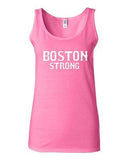 Junior Boston Strong Novelty State Honor Campaign Slogan Graphic Tank Top