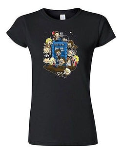 Junior Let's Play Police Tardis Box Funny Parody Dr. Who Doctor DT T-Shirt Tee
