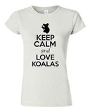 Junior Keep Calm And Love Koalas Bear Wildlife Animal Lover Humor T-Shirt Tee