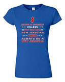 Junior Always Be Yourself Unless You Can Be An New Jerseyan Map DT T-Shirt Tee