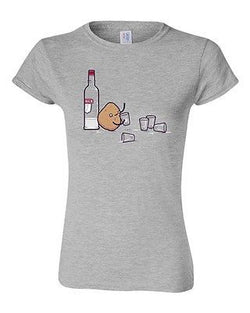 Junior Randy Otter Vodka Potato Shot Glass Portray Cute Funny Art DT T-Shirt Tee
