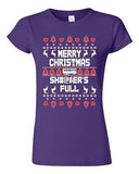 Junior Merry Christmas Sh*tter Is Full Ugly X-Mas Gift Holiday DT T-Shirt Tee