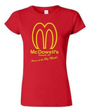 Junior McDowell's Restaurant Queens NY Funny Parody DT Novelty T-Shirt Tee