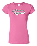 Junior Awesome Since 1966 With Tail Happy Birthday Gifts Funny DT T-Shirt Tee