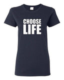 Ladies Choose Life Wham 80s Cool Retro Pro Life Survivor Moving On T-Shirt Tee