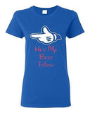 Ladies He's My Bestfriend Best Friend Buddy Friendship Funny T-Shirt Tee
